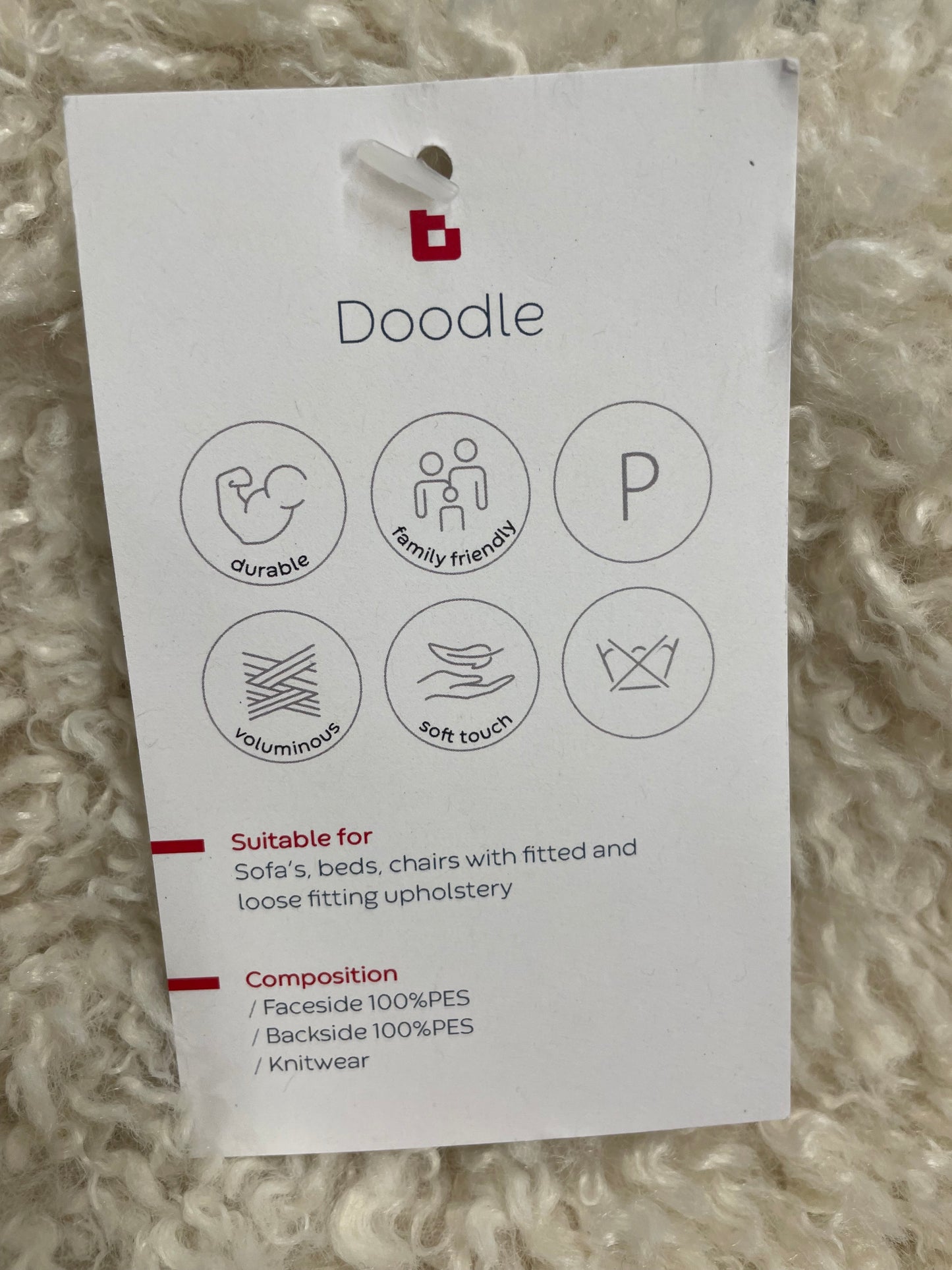 DOODLE møbelstoff (myk kunstpels)