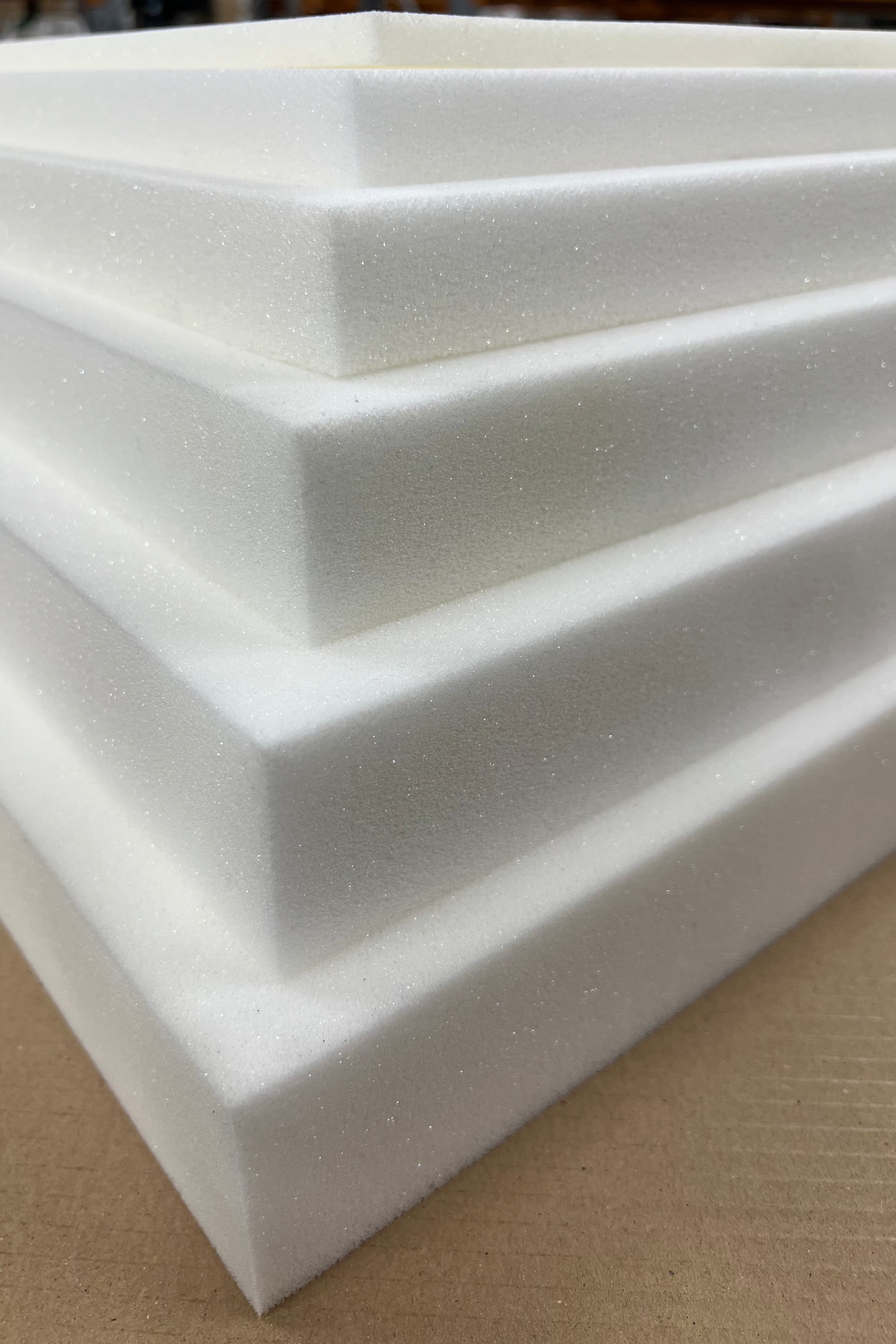 Møbelskum 50x60 cm rettskåret pute