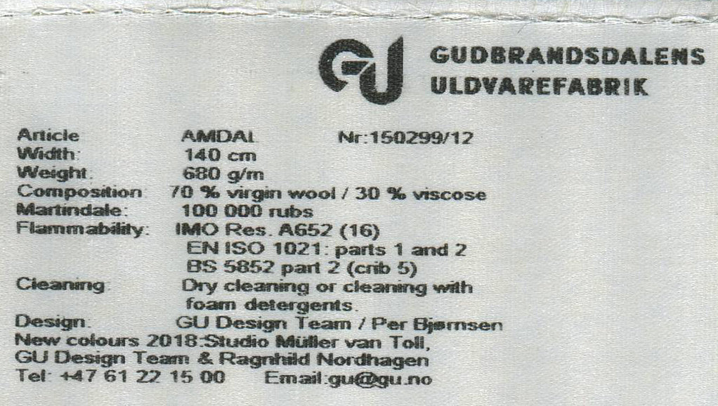 AMDAL - Møbelstoff