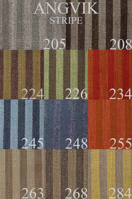 ANGVIK STRIPE stoffprøver