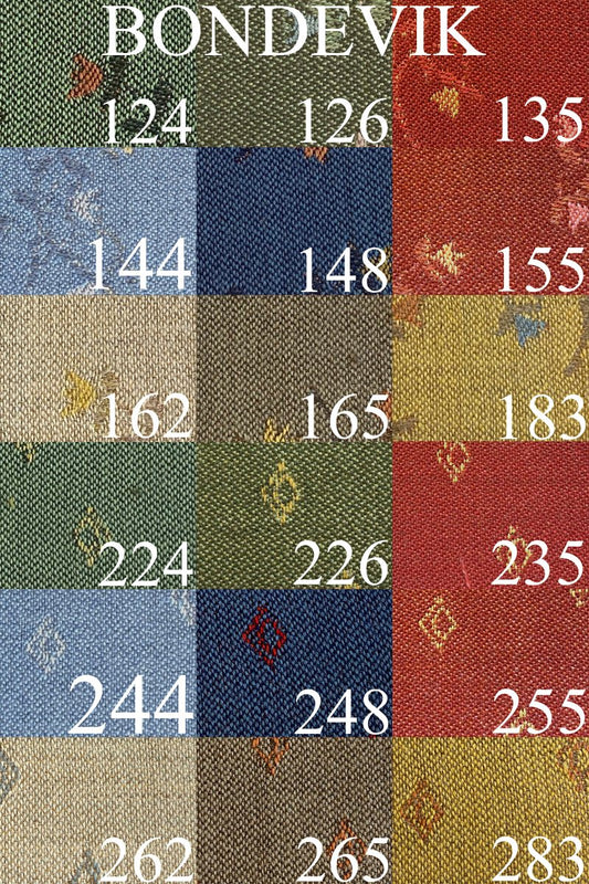 BONDEVIK stoffprøve