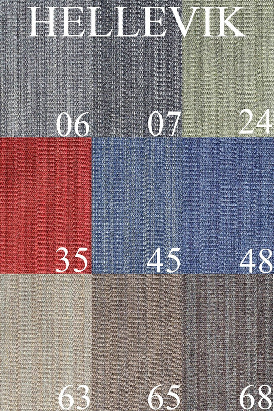 HELLEVIK stoffprøver