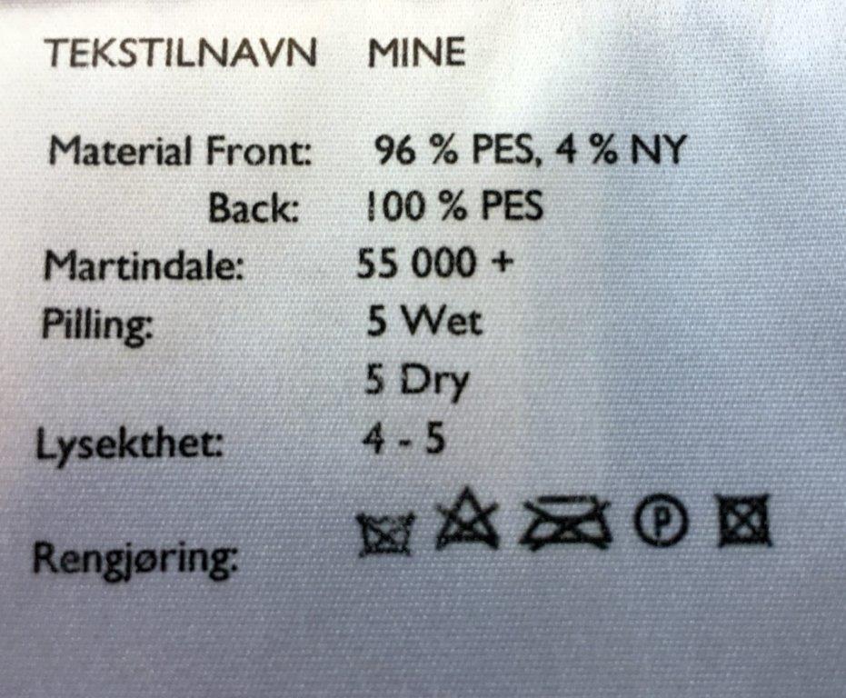 MINE møbelstoff