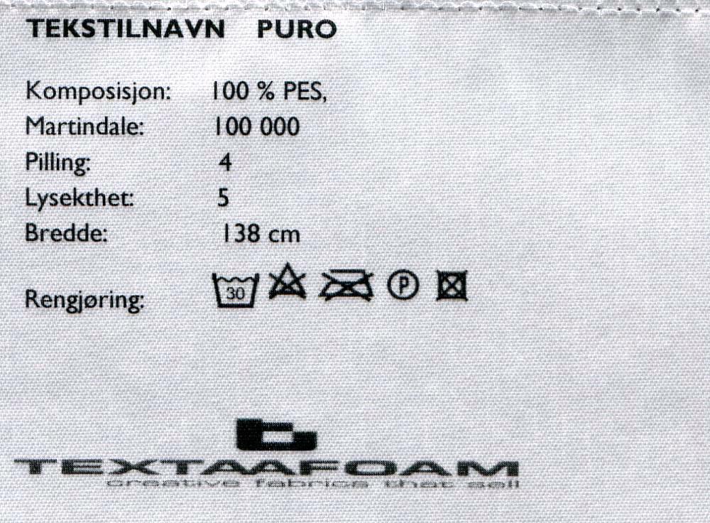 PURO stoffprøver