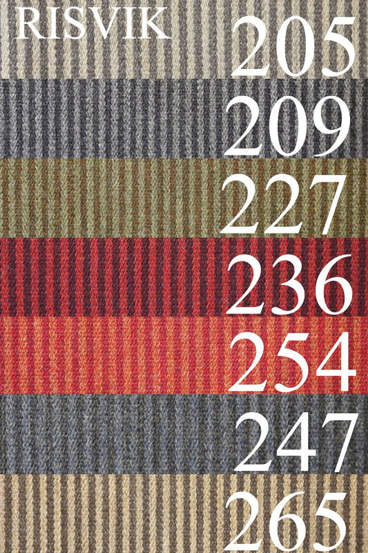 RISVIK bredstripet stoffprøver