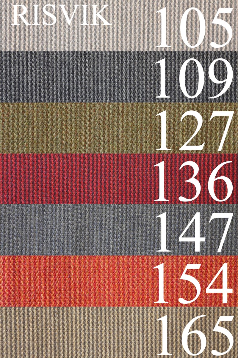 RISVIK smalstripet stoffprøver