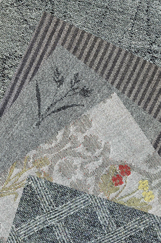 Stoff Ull 1- gråtoner