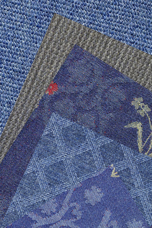 Stoff Ull 2 - blåtoner