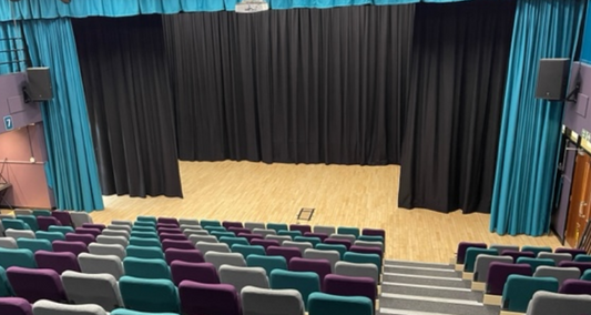 Woolserge Sort Sceneteppestoff