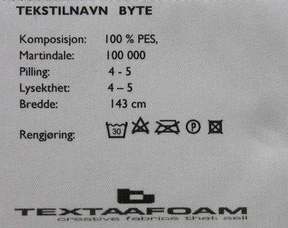 BYTE stoffprøver