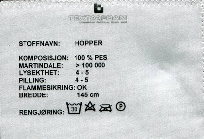 HOPPER stoffprøver